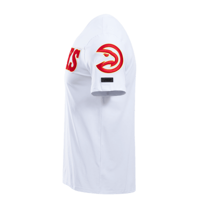 NBA ATLANTA HAWKS CLASSIC CHENILLE MEN'S TEE (WHITE)