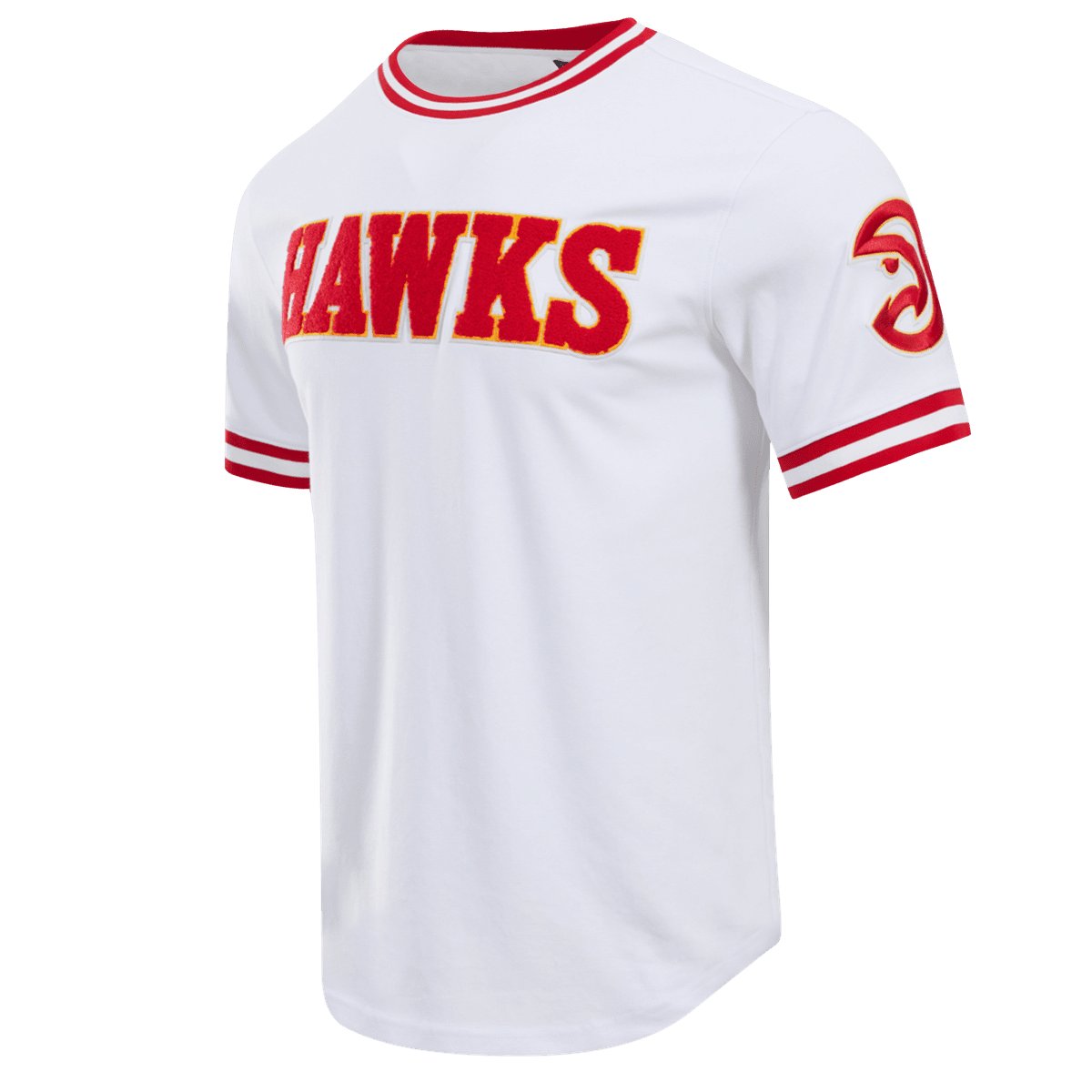 NBA ATLANTA HAWKS CLASSIC CHENILLE MEN'S TEE (WHITE)