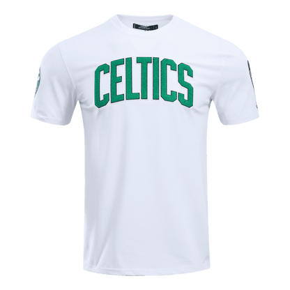 NBA BOSTON CELTICS CLASSIC CHENILLE MEN'S TEE (WHITE)