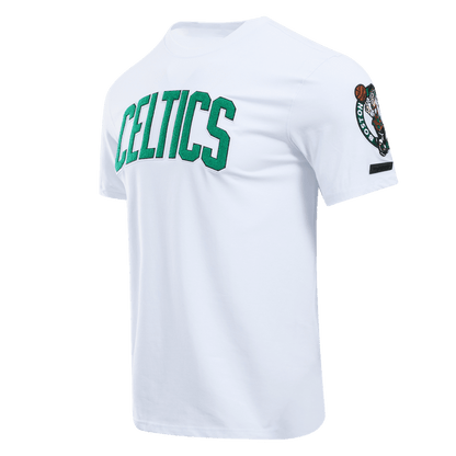 NBA BOSTON CELTICS CLASSIC CHENILLE MEN'S TEE (WHITE)