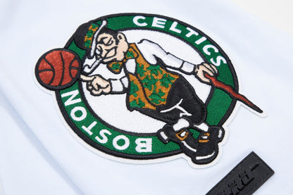 NBA BOSTON CELTICS CLASSIC CHENILLE MEN'S TEE (WHITE)