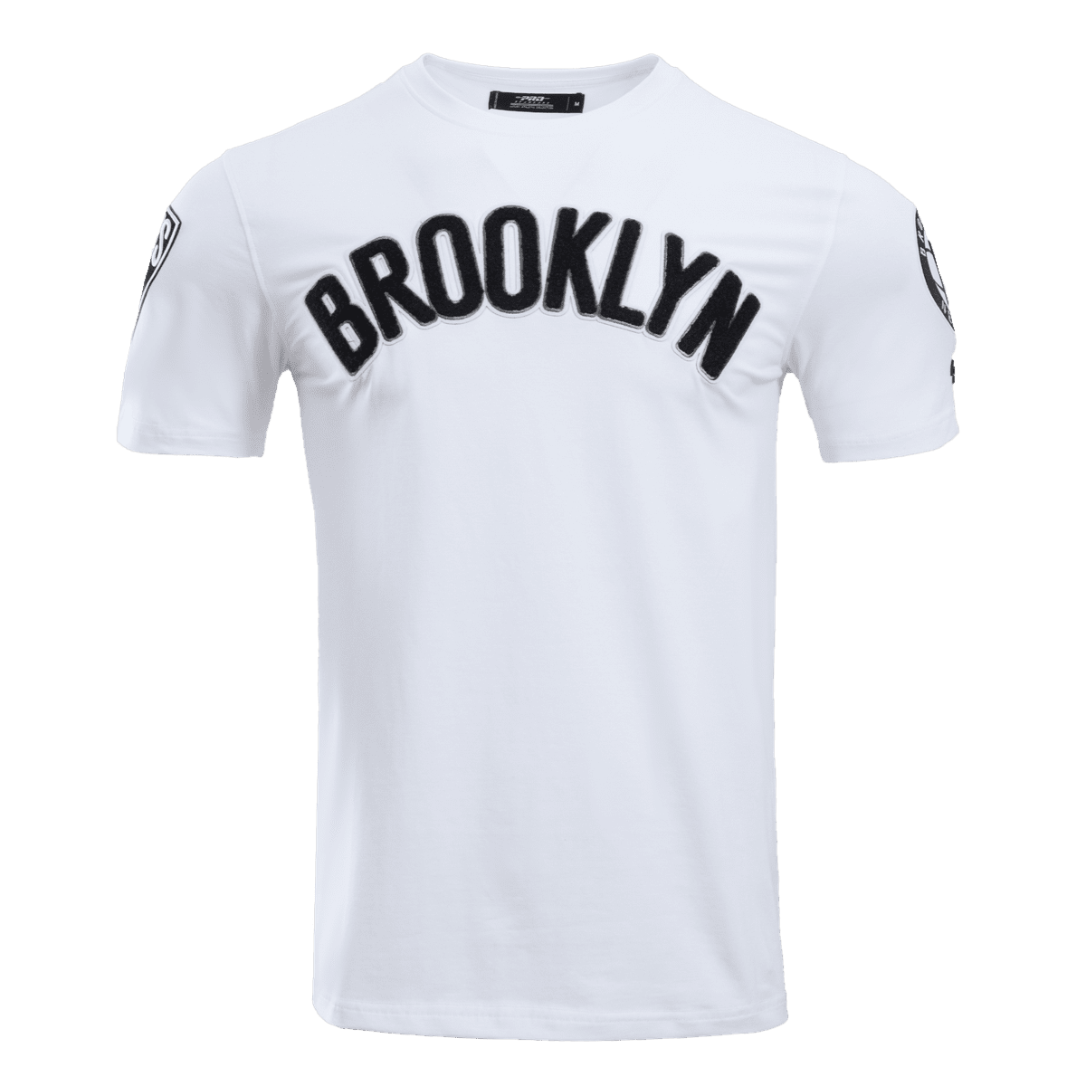 NBA BROOKLYN NETS CLASSIC CHENILLE MEN'S TEE (WHITE)