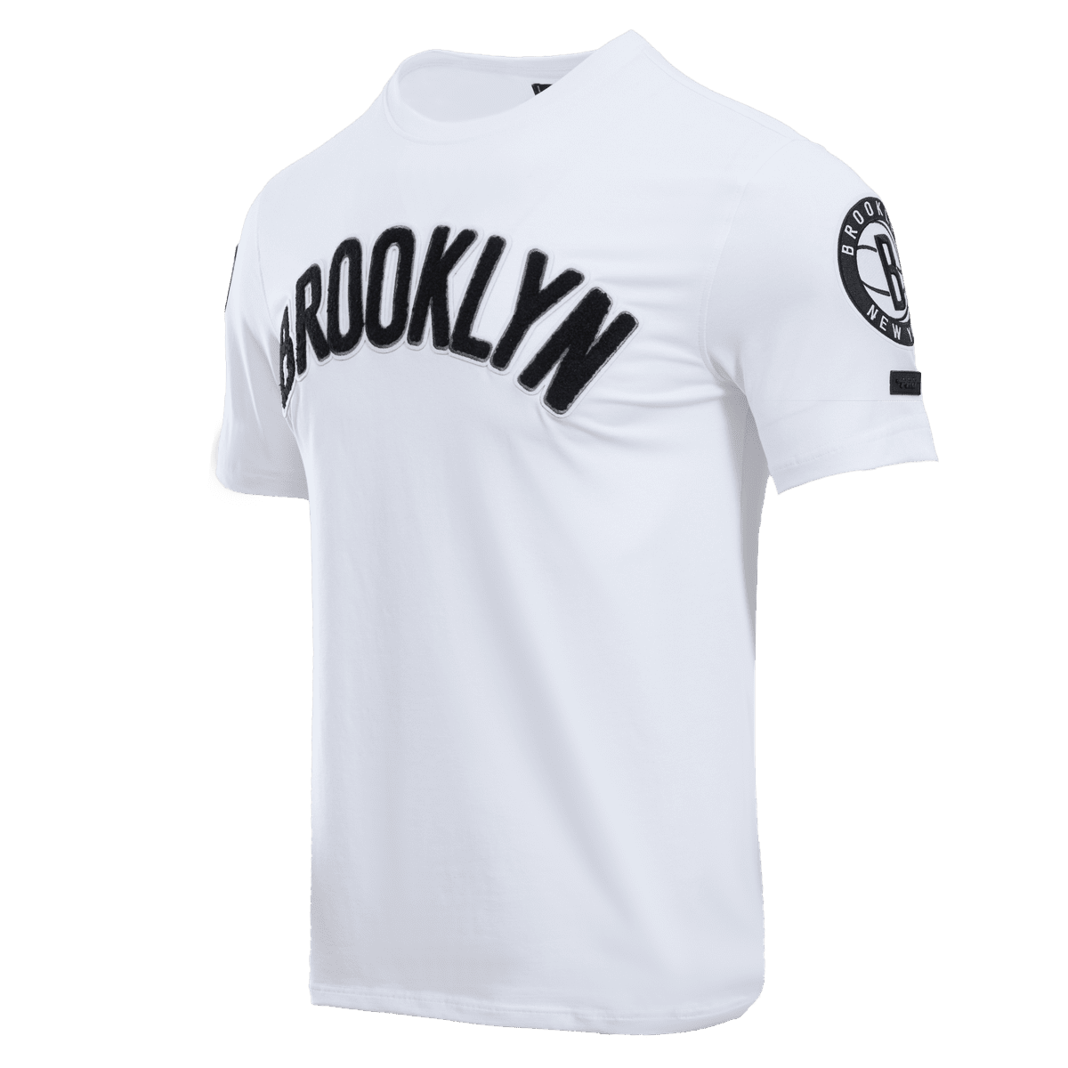 NBA BROOKLYN NETS CLASSIC CHENILLE MEN'S TEE (WHITE)