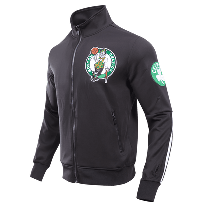 NBA BOSTON CELTICS CLASSIC MEN'S TRACK JACKET (BLACK)