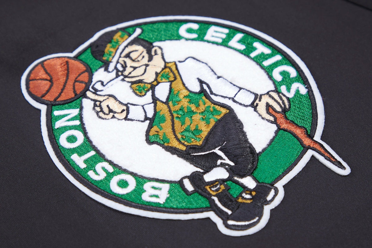 NBA BOSTON CELTICS CLASSIC MEN'S TRACK JACKET (BLACK)