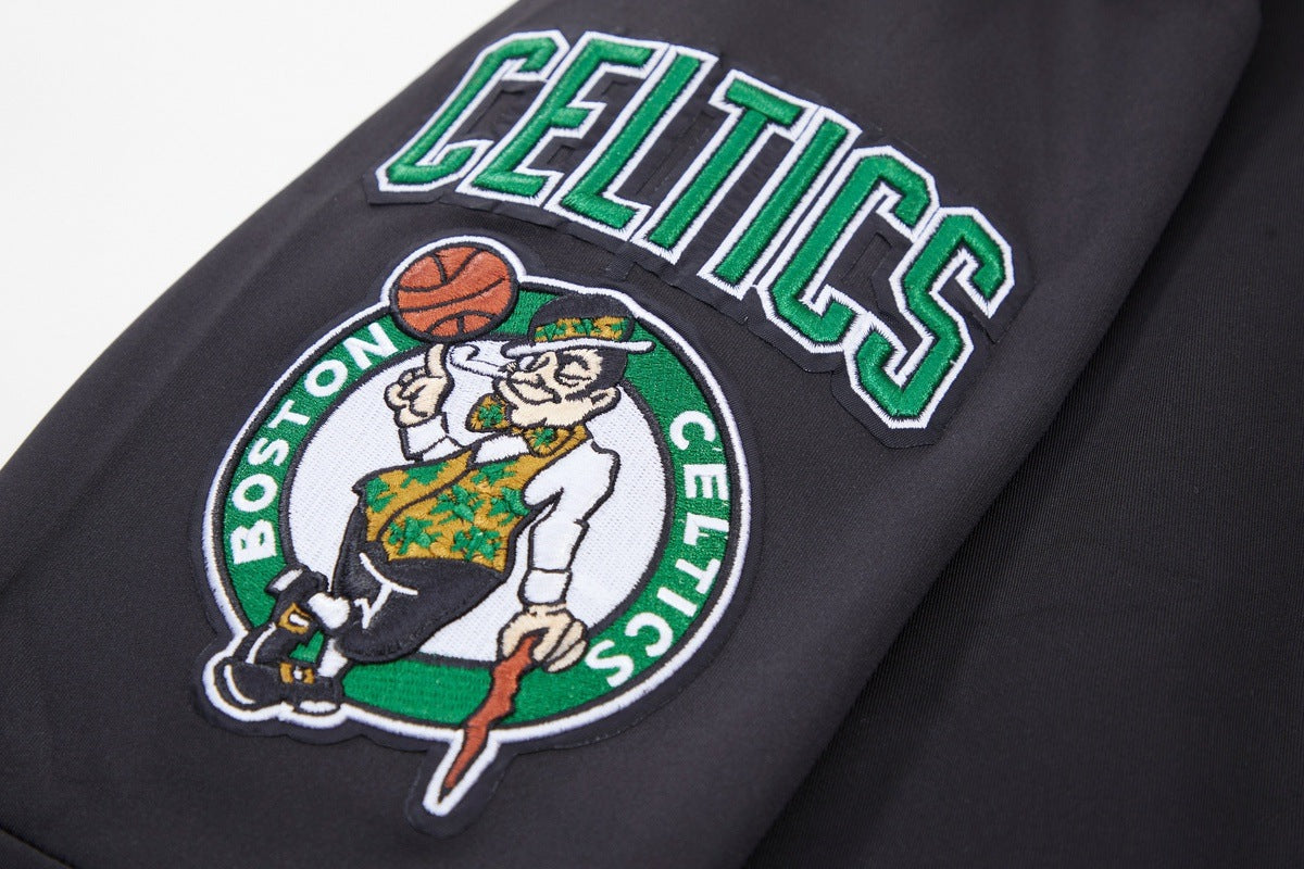 NBA BOSTON CELTICS CLASSIC MEN'S TRACK JACKET (BLACK)