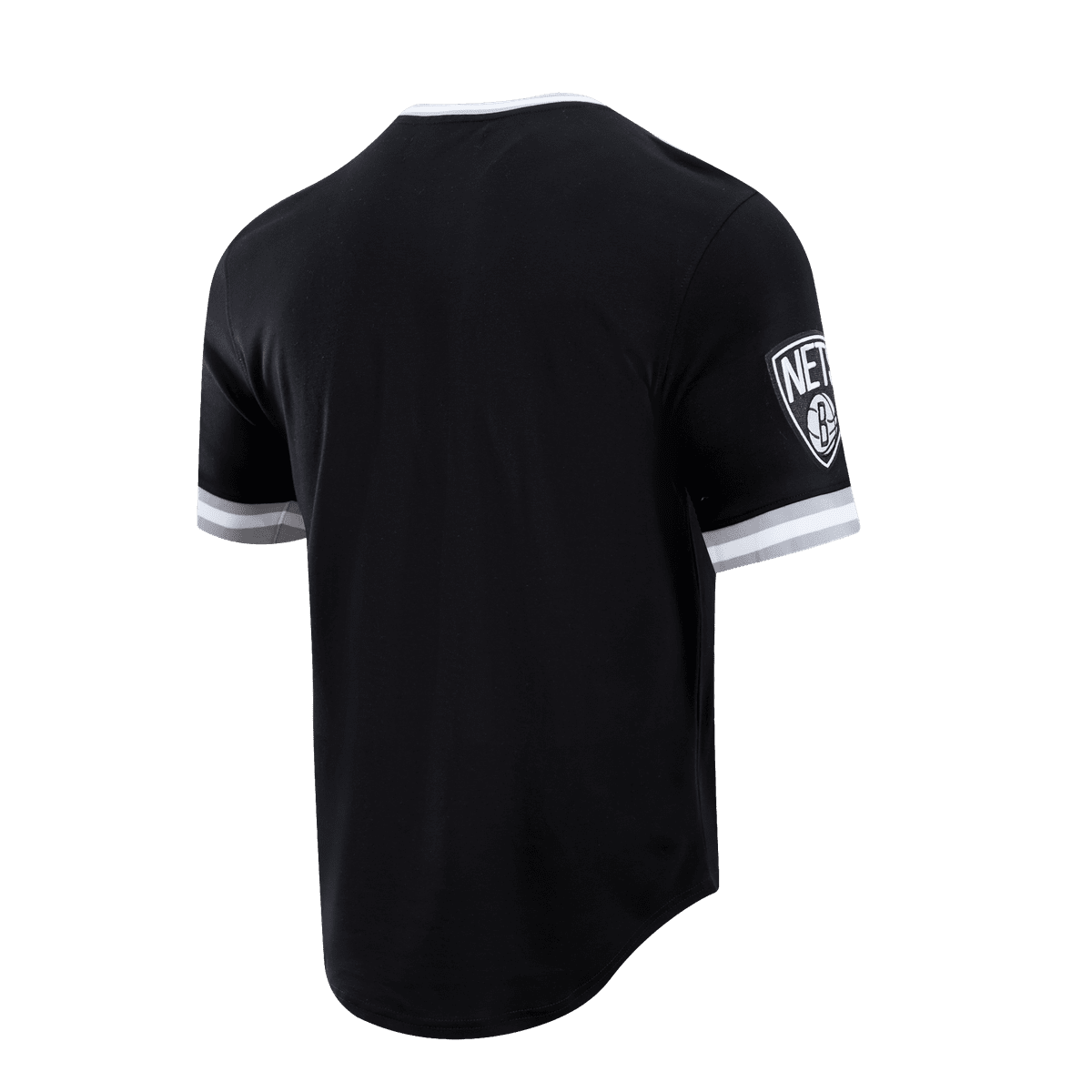 NBA BROOKLYN NETS CLASSIC CHENILLE MEN'S TEE (BLACK)