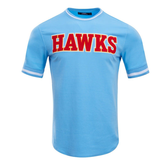 NBA ATLANTA HAWKS CLASSIC CHENILLE MEN'S TEE (UNIVERSITY BLUE)