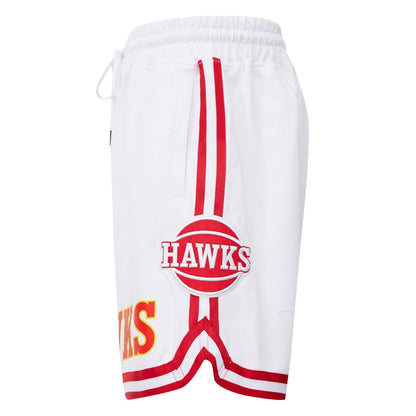 NBA ATLANTA HAWKS CLASSIC CHENILLE MEN'S SHORT (WHITE)