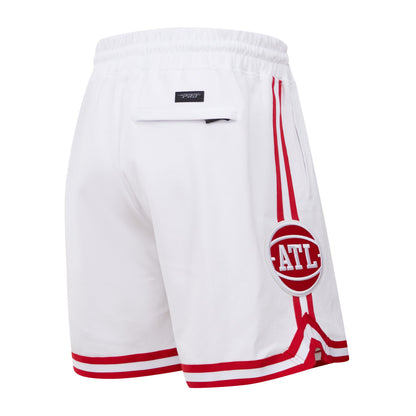 NBA ATLANTA HAWKS CLASSIC CHENILLE MEN'S SHORT (WHITE)