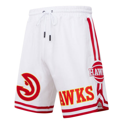 NBA ATLANTA HAWKS CLASSIC CHENILLE MEN'S SHORT (WHITE)