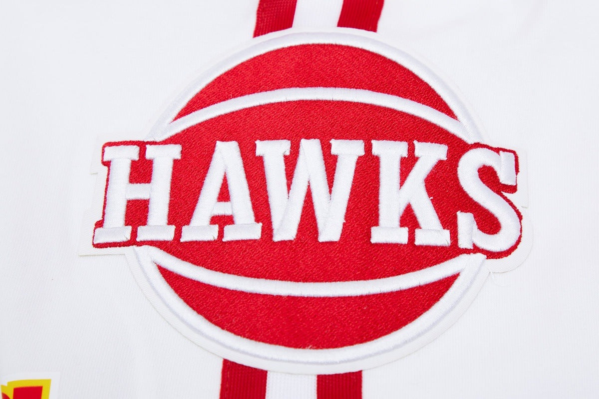 NBA ATLANTA HAWKS CLASSIC CHENILLE MEN'S SHORT (WHITE)