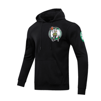 NBA BOSTON CELTICS CLASSIC CHENILLE MEN'S PO HOODIE (BLACK)