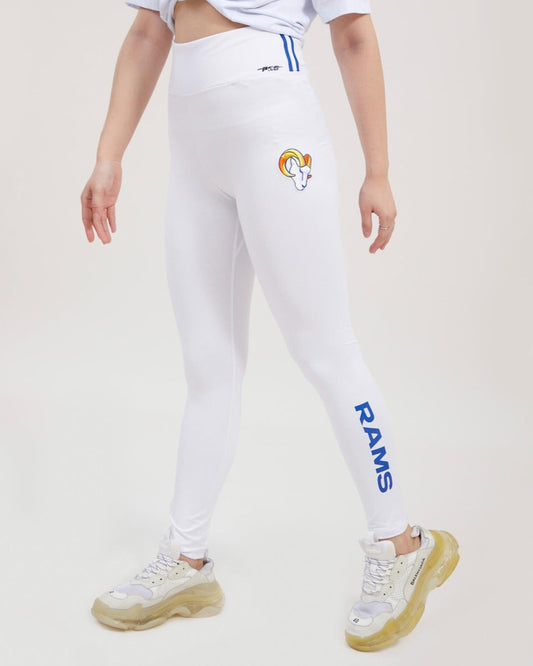 NFL LOS ANGELES RAMS CLASSIC WOMEN'S JERSEY LEGGING (WHITE)