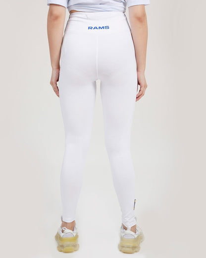 NFL LOS ANGELES RAMS CLASSIC WOMEN'S JERSEY LEGGING (WHITE)