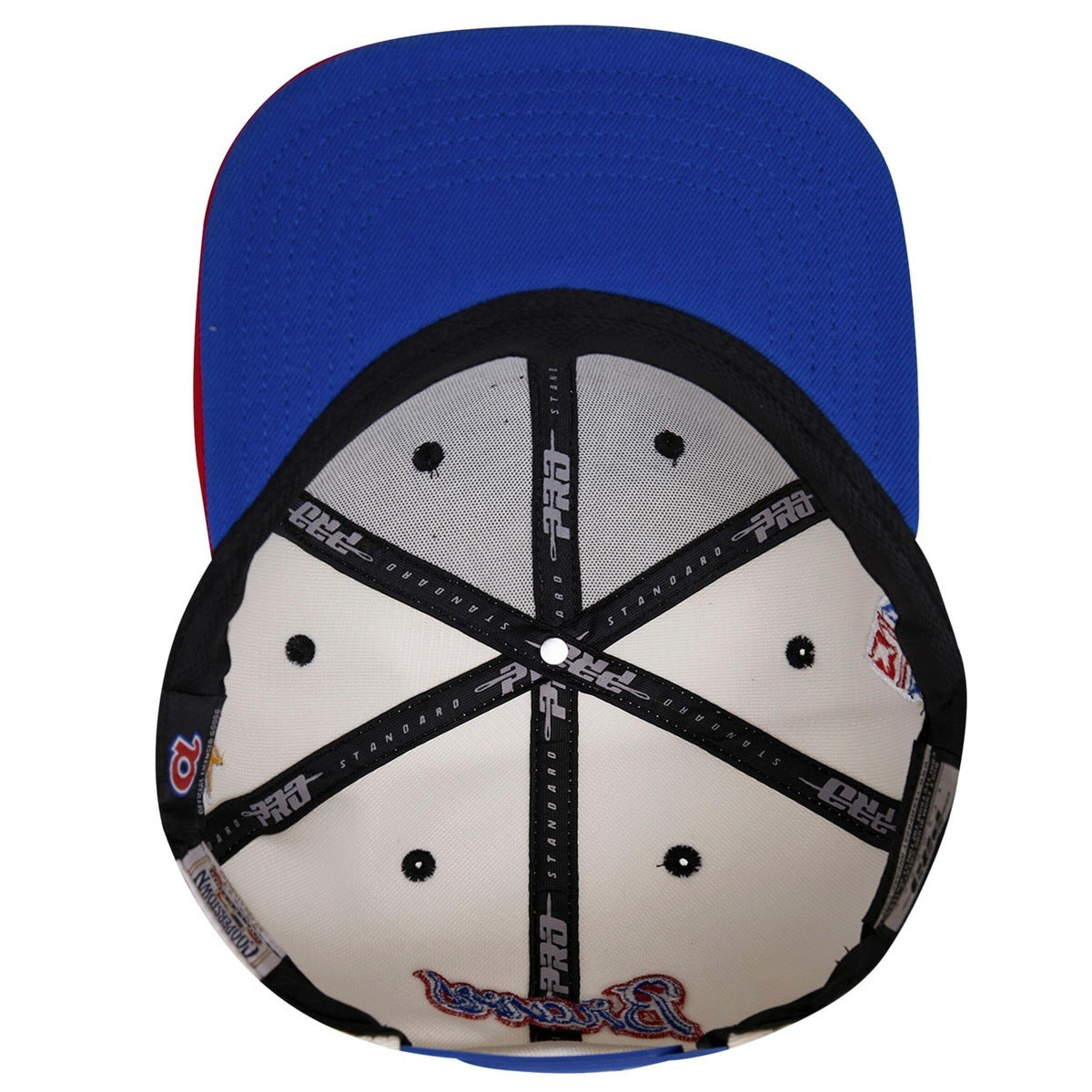 MLB ATLANTA BRAVES RETRO CLASSIC UNISEX PRIMARY LOGO WOOL SNAPBACK HAT (EGGSHELL/RED)