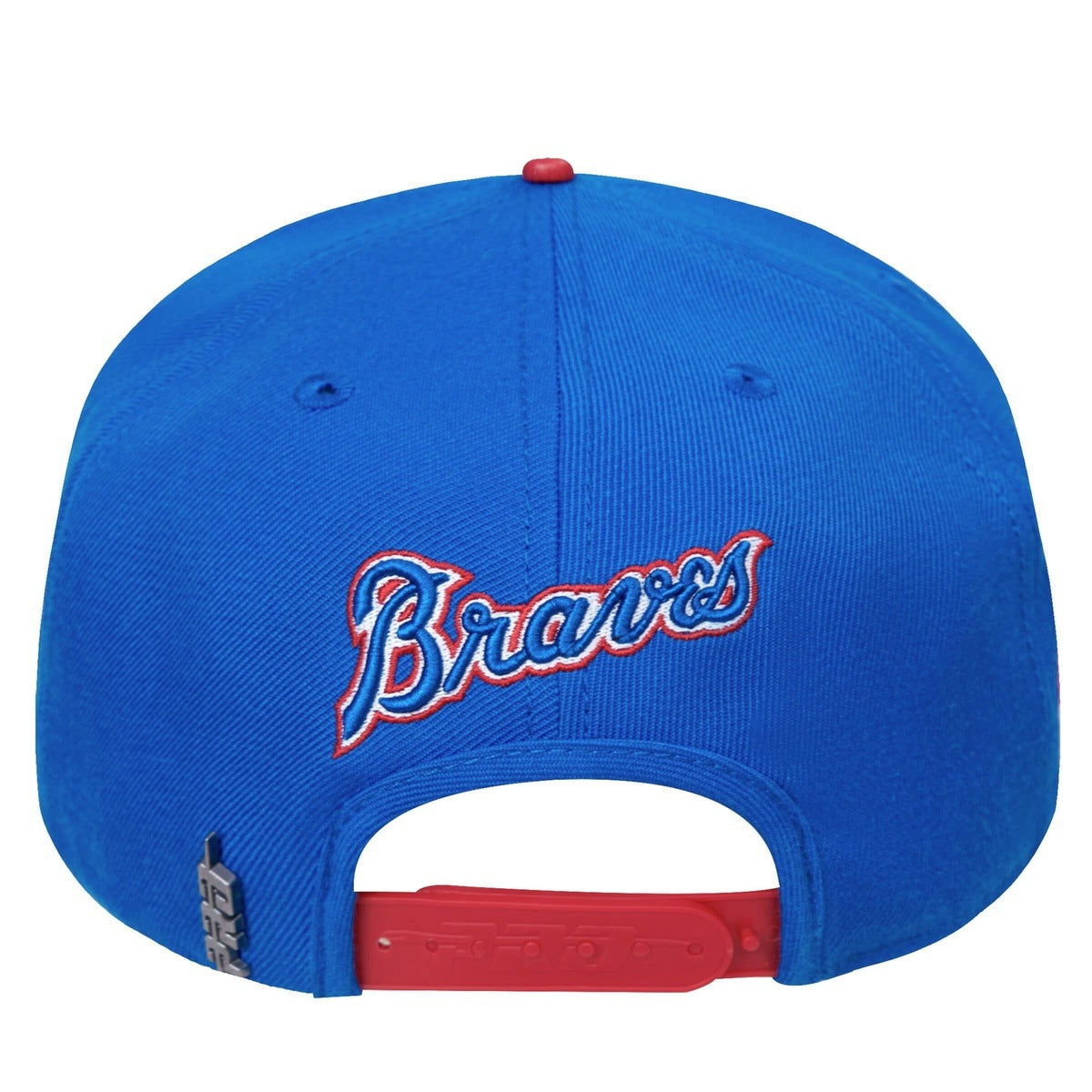 MLB ATLANTA BRAVES RETRO CLASSIC UNISEX PRIMARY LOGO WOOL SNAPBACK HAT (ROYAL/RED)