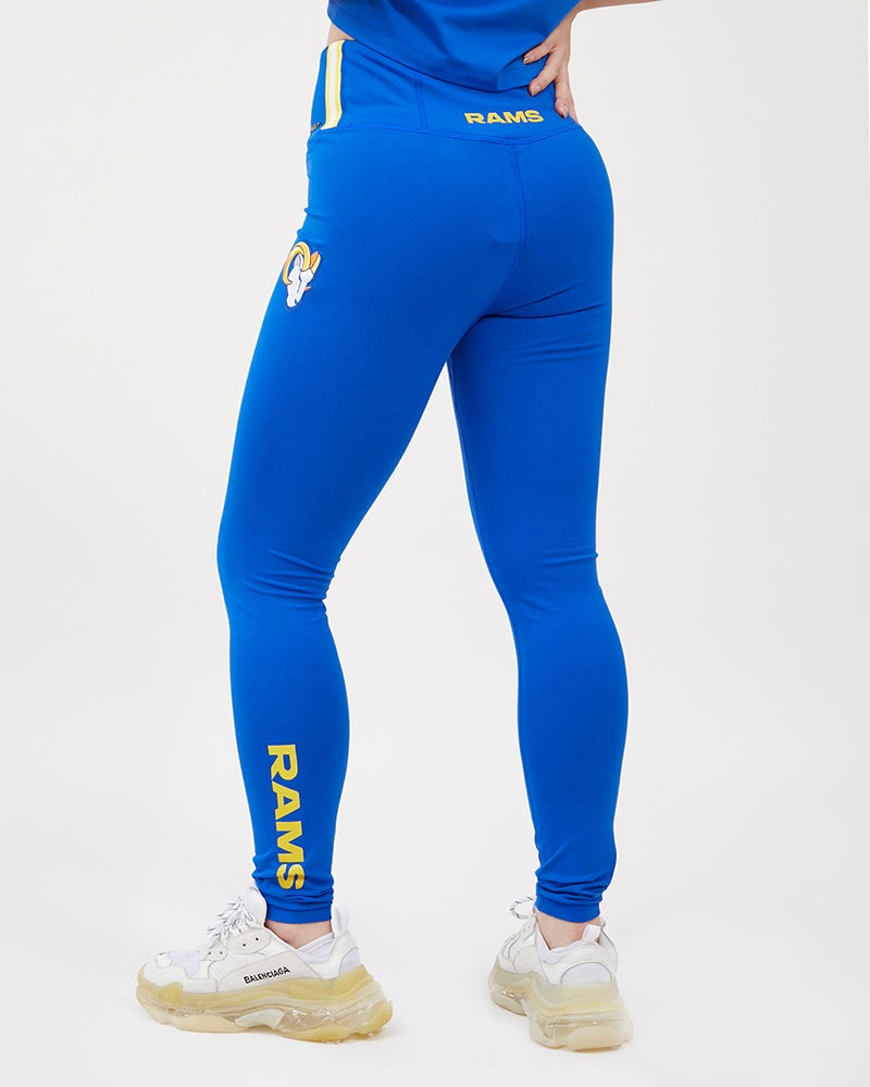 NFL LOS ANGELES RAMS CLASSIC WOMEN'S JERSEY LEGGING (ROYAL BLUE)