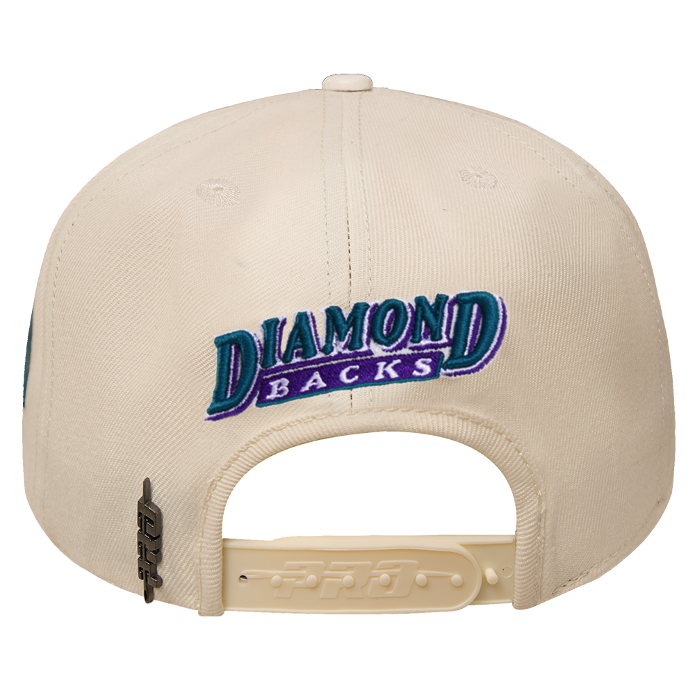 MLB ARIZONA DIAMONDBACKS RETRO CLASSIC UNISEX LOGO WOOL SNAPBACK (EGGSHELL)