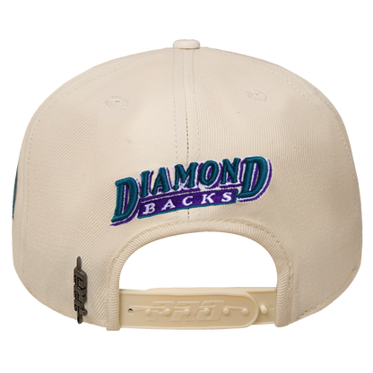 MLB ARIZONA DIAMONDBACKS RETRO CLASSIC UNISEX LOGO WOOL SNAPBACK (EGGSHELL)