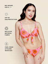 Brief Bottoms in Pink Floral