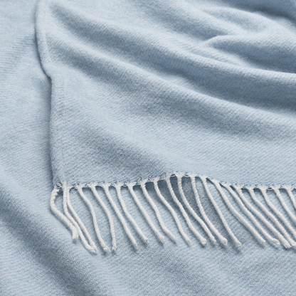 Wool Fringe Throw