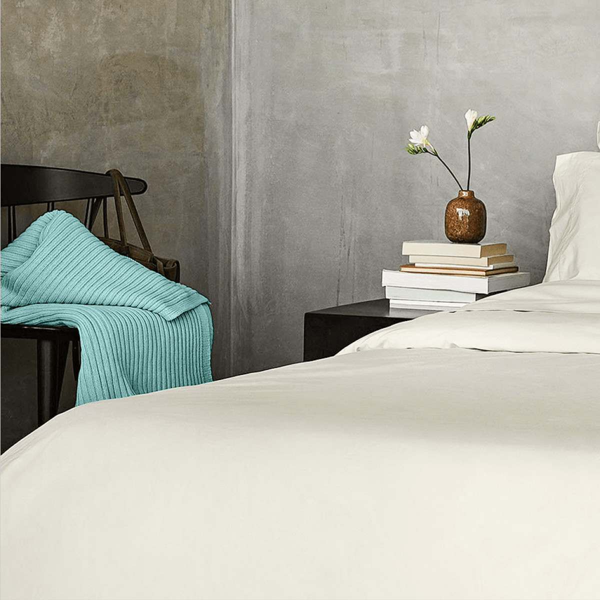 Cotton Ribbed Oversized Throw