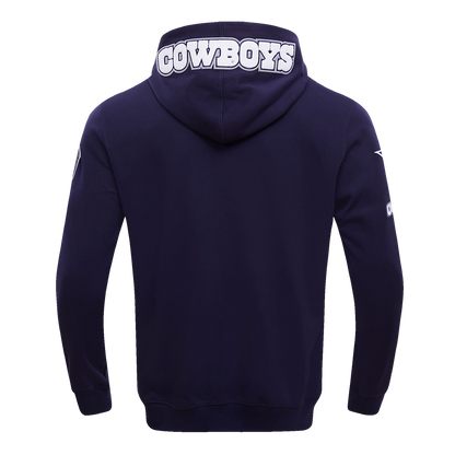 NFL DALLAS COWBOYS CLASSIC CHENILLE FZ HOODIE (MIDNIGHT NAVY)