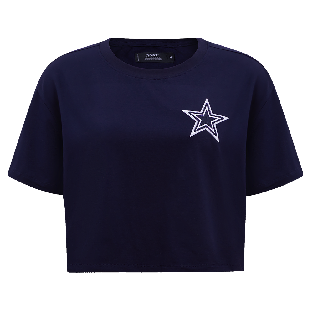 NFL DALLAS COWBOYS CLASSIC WOMEN'S BOXY TEE (MIDNIGHT NAVY)