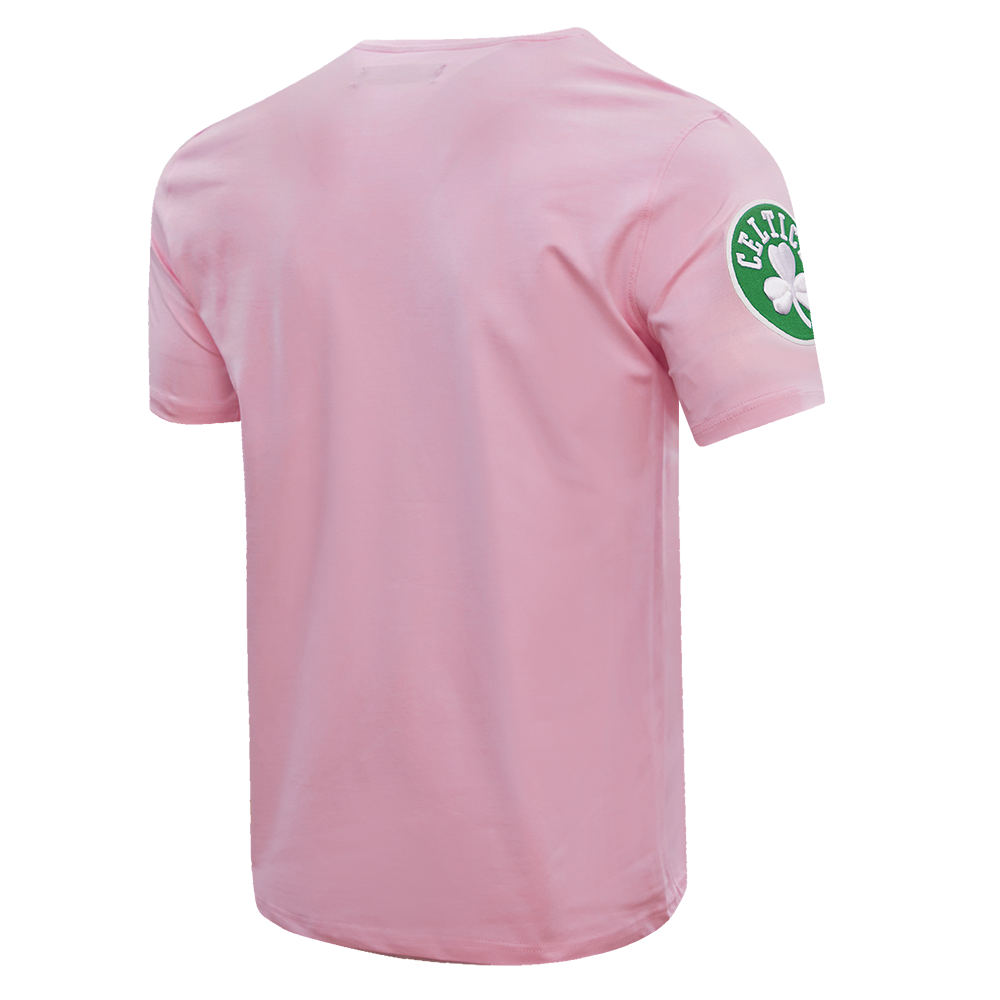 NBA BOSTON CELTICS CLASSIC CHENILLE MEN'S TEE (PINK)