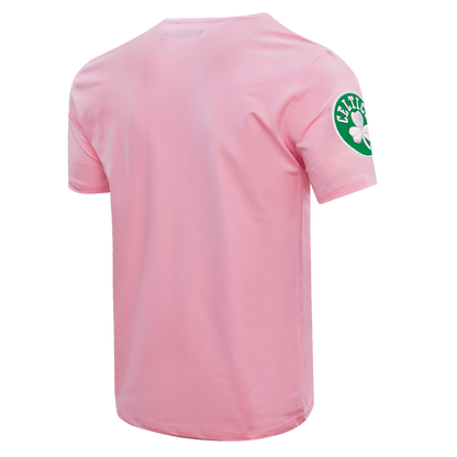 NBA BOSTON CELTICS CLASSIC CHENILLE MEN'S TEE (PINK)