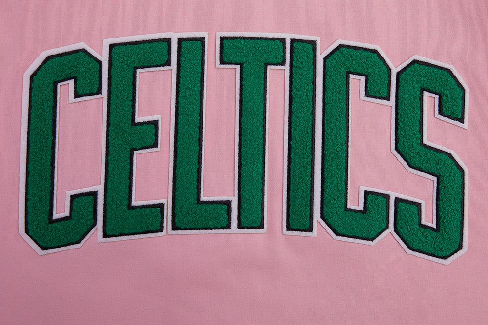 NBA BOSTON CELTICS CLASSIC CHENILLE MEN'S TEE (PINK)