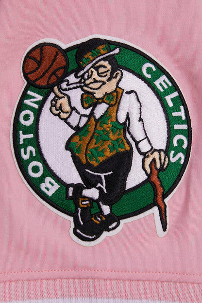 NBA BOSTON CELTICS CLASSIC CHENILLE MEN'S TEE (PINK)