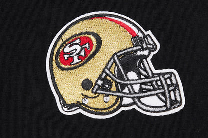 NFL SAN FRANCISCO 49ERS CLASSIC WOMEN'S BOXY TEE (BLACK)