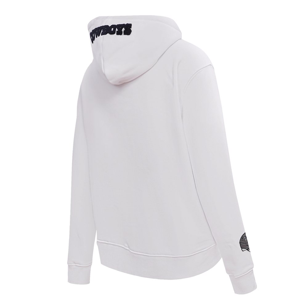 NFL DALLAS COWBOYS CLASSIC WOMEN'S PO HOODIE (WHITE)