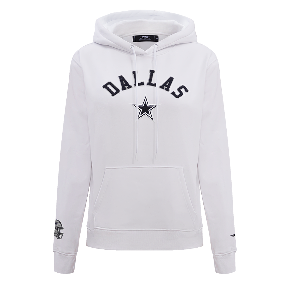 NFL DALLAS COWBOYS CLASSIC WOMEN'S PO HOODIE (WHITE)