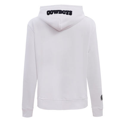 NFL DALLAS COWBOYS CLASSIC WOMEN'S PO HOODIE (WHITE)