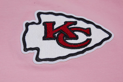 NFL KANSAS CITY CHIEFS CLASSIC WOMEN'S BOXY TEE (PINK)