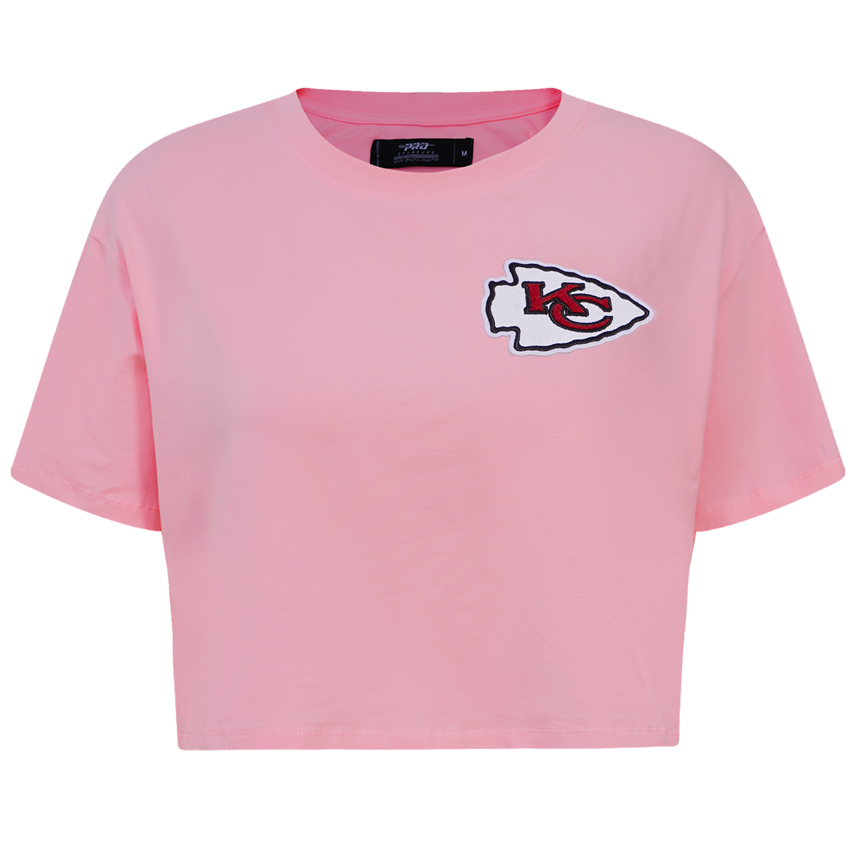 NFL KANSAS CITY CHIEFS CLASSIC WOMEN'S BOXY TEE (PINK)