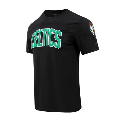 NBA BOSTON CELTICS CLASSIC CHENILLE MEN'S TEE (BLACK)