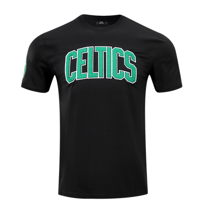 NBA BOSTON CELTICS CLASSIC CHENILLE MEN'S TEE (BLACK)