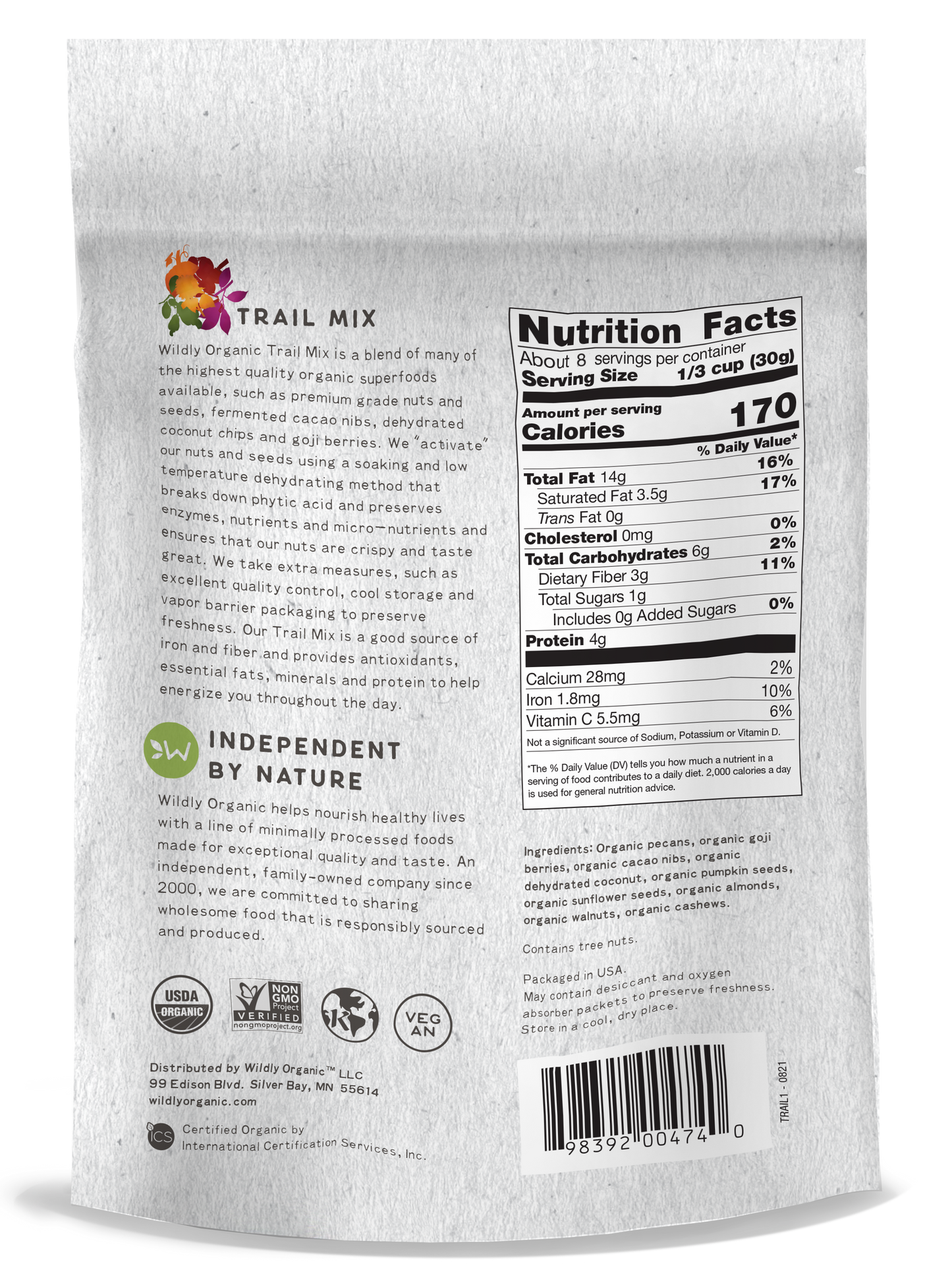 Organic Trail Mix | Super Food