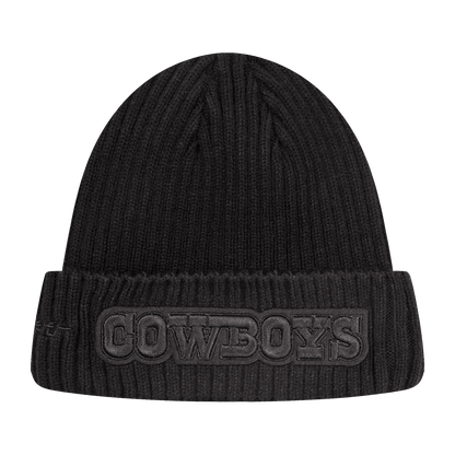 NFL DALLAS COWBOYS NEUTRAL UNISEX BEANIE (BLACK)