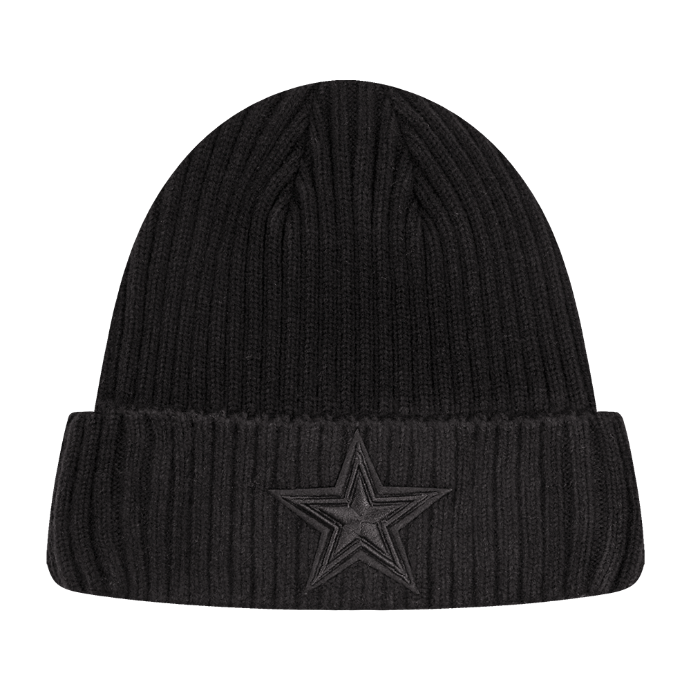 NFL DALLAS COWBOYS NEUTRAL UNISEX BEANIE (BLACK)