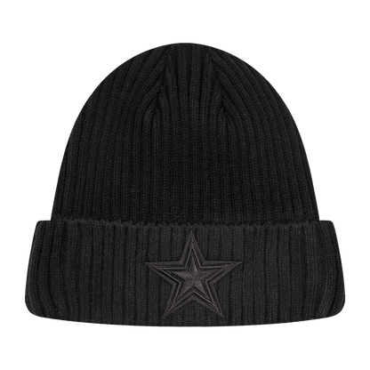 NFL DALLAS COWBOYS NEUTRAL UNISEX BEANIE (BLACK)