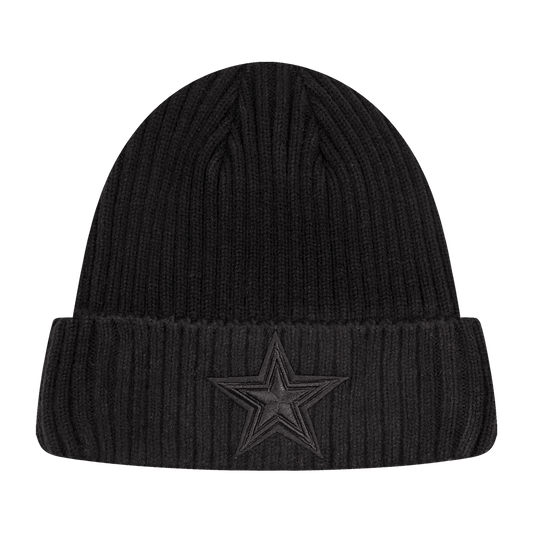 NFL DALLAS COWBOYS NEUTRAL UNISEX BEANIE (BLACK)