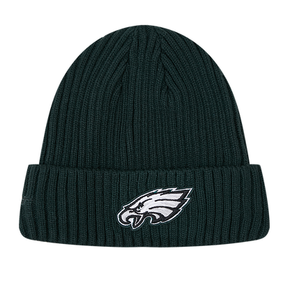 NFL PHILADELPHIA EAGLES OLD ENGLISH UNISEX BEANIE (FOREST GREEN)