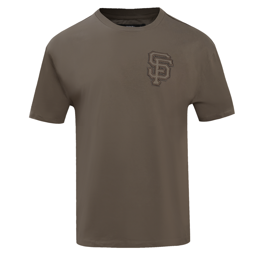 MLB SAN FRANCISCO GIANTS NEUTRAL DROP SHOULDER MEN'S TOP (DARK TAUPE)