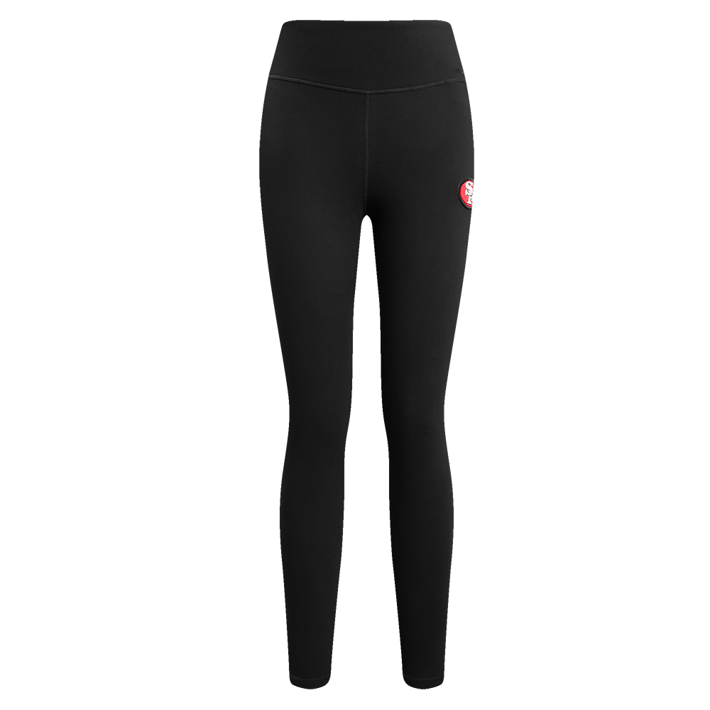 NFL SAN FRANCISCO 49ERS RETRO CLASSIC WOMEN'S JERSEY LEGGING (BLACK)