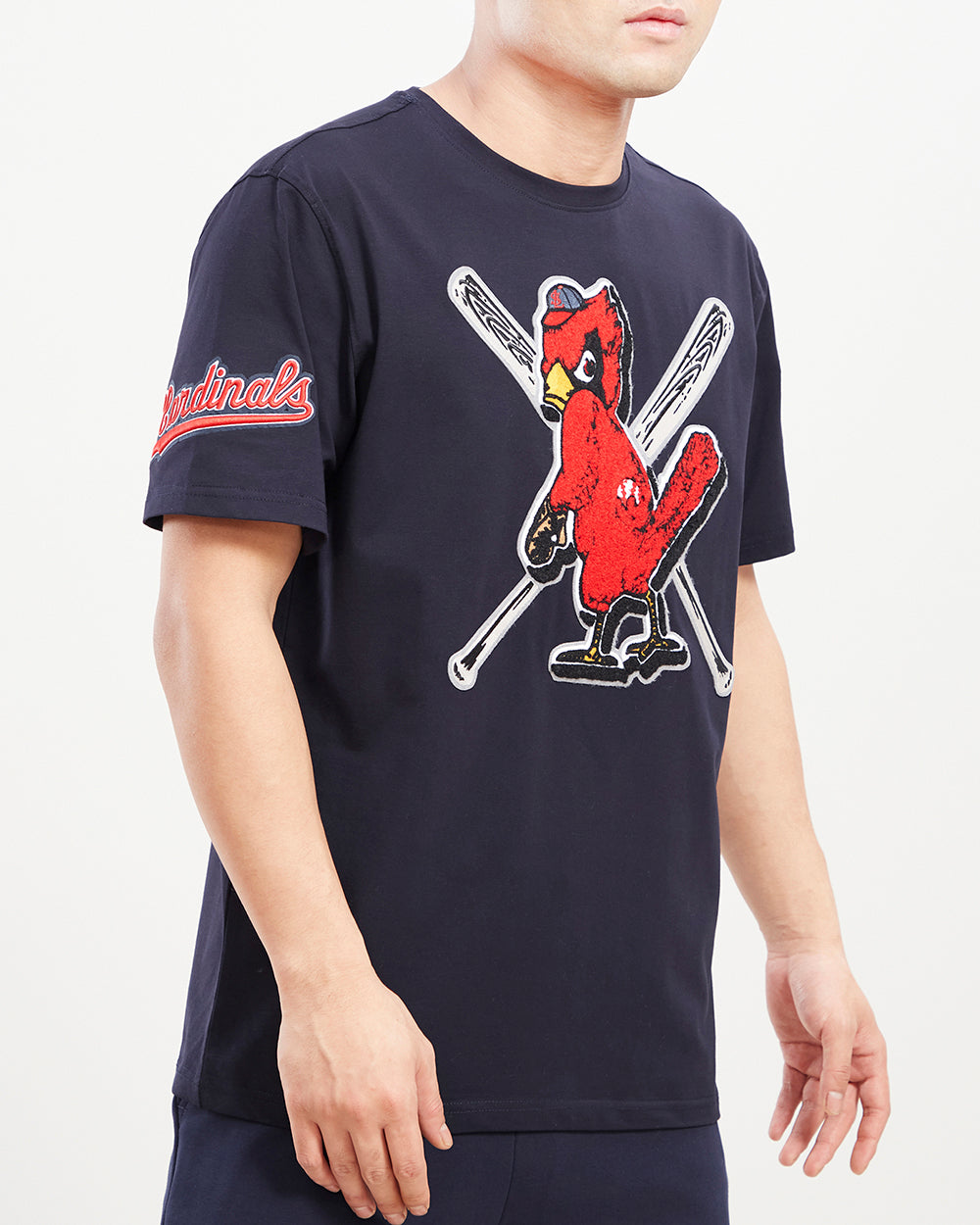 MLB ST. LOUIS CARDINALS RETRO MASHUP MEN'S TOP (MIDNIGHT NAVY)